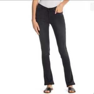 WILLIAM RAST 26 kick flare black denim stretch jeans high rise womens